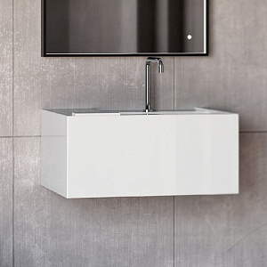 Kerasan Kanaal Раковина подвесная, 80х46,5см., с 1 отв., цвет: белый глянцевый