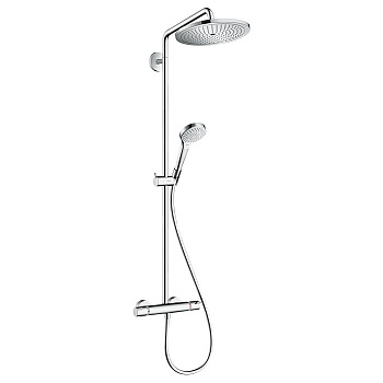 Hansgrohe Croma Select 280 1jet SHP Душевая система Showerpipe с термостатом, цвет: хром