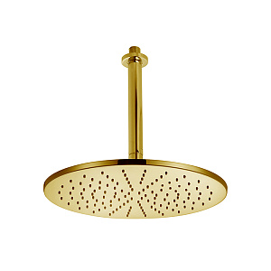 Cisal Shower Верхний душ, D30см, с потолочным держателем L18см, цвет: золото брашированное