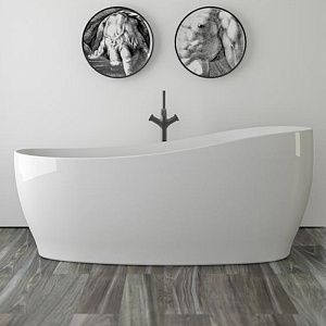 Knief Relax Ванна отдельностоящая 180х85х60см, с щелевым переливом, цвет: белый