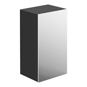 Emco Evo Средний шкаф 750 мм., дверь с двойным зеркалом, подвесной, цвет черный/зеркало