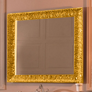 Kerasan Retro Зеркало 100x100см, цвет: золото