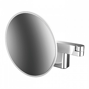 EMCO Evo Зеркало косметическое, LED, Ø209мм,  двойной, 3x кратное увеличение, подвесной, цвет: хром