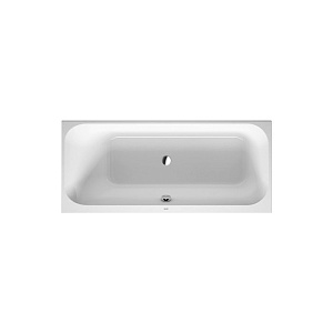 Duravit Happy D.2 Ванна акриловая  170х75x48см, прямоугольная .встраиваемая  версия , с наклоном для  спины слева, цвет: белый