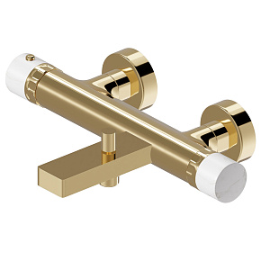 Newform Ionika allure bagno Термостатический смеситель для ванны, наружный монтаж, цвет: PVD glossy gold