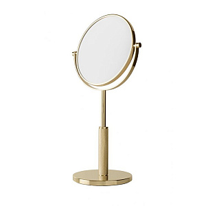 Oasis Defile Зеркало косметическое 22х15х43см., настольное, увеличительное, цвет: золото