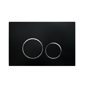 NEMO Клавиша смыва, круглые кнопки, цвет: черный матовый