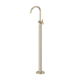 Newform Blink Chic Смеситель для раковины, напольный, внешняя часть, цвет: PVD brushed pale gold