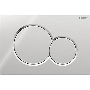Geberit Sigma01 Клавиша для двойного смыва, круглая: хром