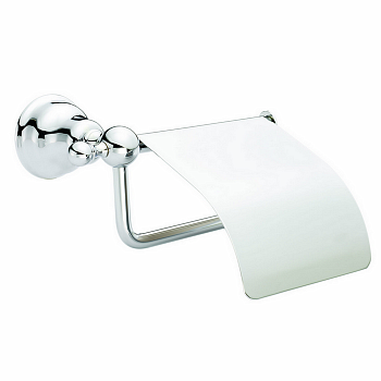 HUBER Croisette Бумагодержатель с крышкой, цвет: хром