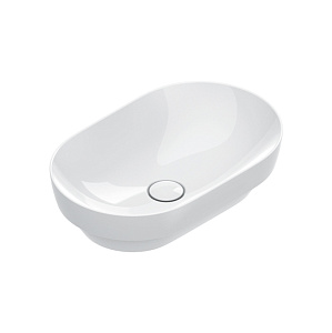 Catalano Sfera Раковина настольная или полувстраиваемая 55х35см., цвет: белый глянцевый