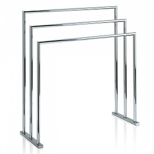 Decor Walther HT 9 Полотенцедержатель тройной 70x26x75см, напольный, цвет: хром