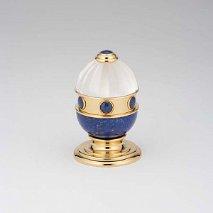 THG Cheverny Lapis Lazuli Вентиль смесителя для раковины, вставки лазурит, цвет: полированное золото