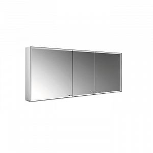 EMCO Prestige2 Зеркальный шкаф 63.9х158.7см., настенный, LED-подсветка, 3 двери, 4 полки, розетка, с EMCO light system