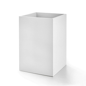 3SC BeMood White Урна 20хh29,5х20 см, цвет: белый