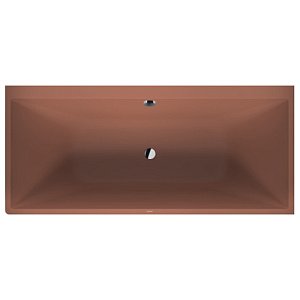Duravit Vitrium Ванна встраиваемая 180x80см, Dx, с ножками, с2 наклонами для спины, прямоугольная, цвет: матовая корица