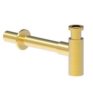 NEMO Сифон для раковины, цвет: брашированное золото