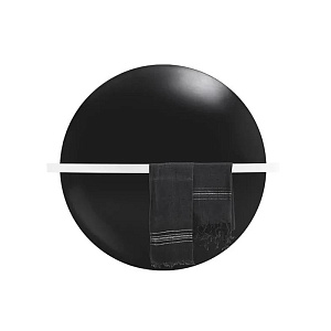 Antrax Saturn&Moon Полотенцесушитель электрический 73x73H см, цвет: черный матовый