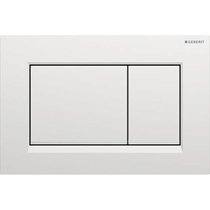 Geberit Sigma20 Клавиша для двойного смыва, квадратная, цвет: хром матовый