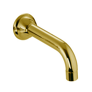 Fima Carlo Frattini Olivia Излив для ванны, настенный, 22см., цвет: золото