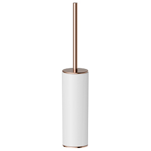 Newform Accessori tondi Туалетный ерш, напольный, белая керамика, цвет: PVD copper bronze