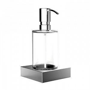 EMCO Liaison Диспенсер для жидкого мыла, подвесной, стекло прозрачное, цвет: хром