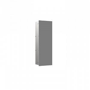 EMCO Asis Pure Шкаф встраиваемый, 2 стеклянные полки, дверь левая, подвесной, цвет: серый