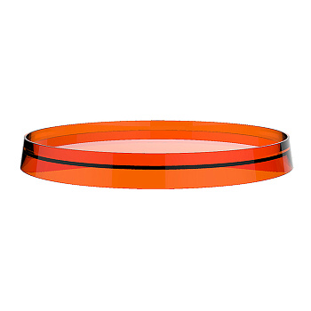 Laufen Kartell Съемный диск для смесителя/полочки/держателя туал бумаги d=185мм, цвет: оранжевый