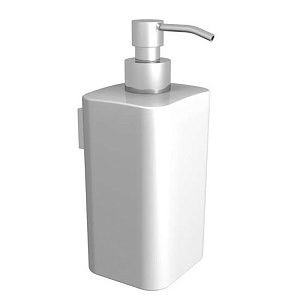 Bertocci Cento Дозатор для жидкого мыла, подвесной, цвет: белая керамика/белый матовый