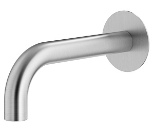 Plumberia Selection IXO Излив для раковины, настенный, длина 21см., цвет: хром брашированный