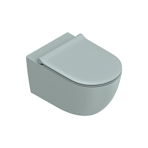 Catalano Sfera Унитаз подвесной 55x35см, безободковый, смыв Tornado, покрытие Twinglaze+, цвет: Aqua Satinato