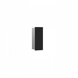 EMCO Asis Pure Модуль для унитаза, встраиваемый, ершик для унитаза, дверь правая, цвет: черный