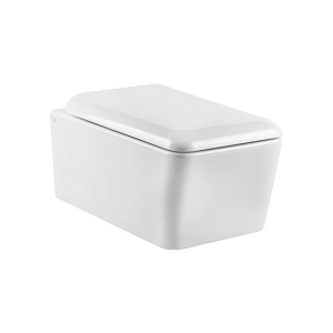Gessi Rettangolo Унитаз подвесной 55.6х36.2см, в комплекте с сиденьем Soft Close, цвет: белый