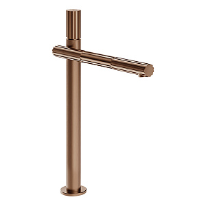 Gessi Incastri Смеситель для раковины, высокий, 1 отв., цвет: Copper Br. PVD