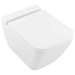 Villeroy&Boch Finion Унитаз подвесной 37.5х56х35см., CeramicPlus, цвет: альпийский белый