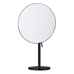 Bertocci Зеркало косметическое, настольное, без подсветки, 3-х кратное увелич., цвет: черный матовый