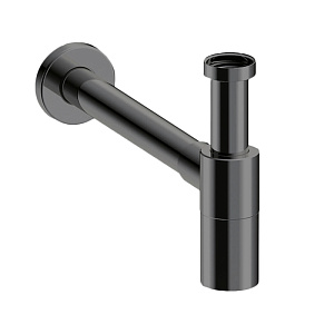 Almar Mixers Сифон для раковины, цвет: черный металл брашированный PVD