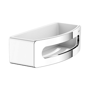 Keuco Elegance Полочка для душа, подвесная, цвет: белый/хром
