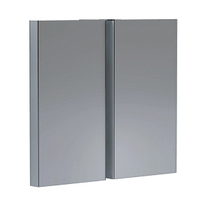 Azzurra Mirror Book Зеркальный шкаф двойной с внутренними полочками, 64(32*2)xH60 см