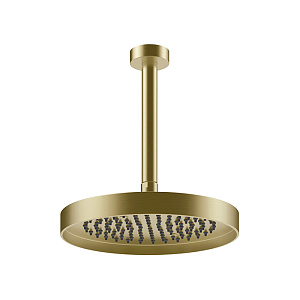 Gessi Incastri Верхний душ 25см., потолочный, цвет: Brass Brushed PVD