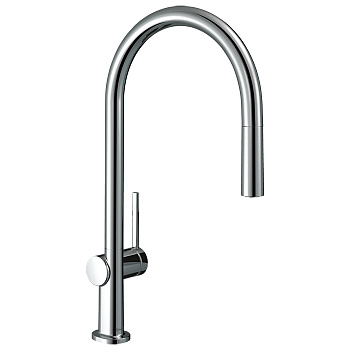 Hansgrohe Talis M54 Смеситель для кухни, на 1 отв, излив 21cм., с вытяжным изливом, цвет: хром