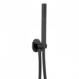 Bongio Project Ручной душ с гибким шлангом 1500 мм, цвет: черный матовый