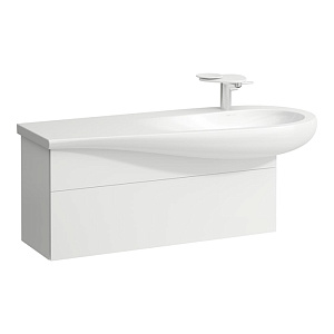 Laufen Alessi One Тумба подвесная с раковиной 120x50см, с 1 ящиком, цвет: белый матовый