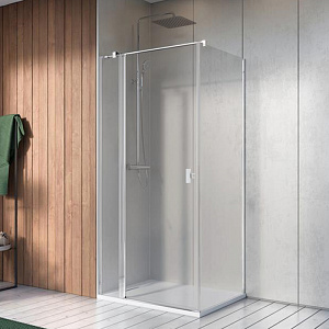 Radaway Nes KDJ Боковая стенка 100см, стекло прозрачное, покрытие Easy Clean, профиль: хром
