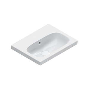 Catalano Alvea Раковина 45х35см., подвесная или на мебель, без отв., цвет: белый глянцевый.