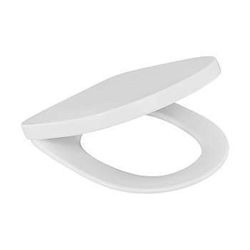 Roca Debba Round сиденье с крышкой для унитаза, микролифт, Supralit , цвет: белый