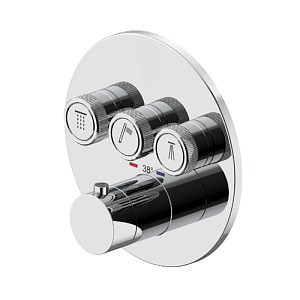 Plumberia Selection PSBOX Смеситель для душа, встраиваемый, на 3 выхода,  цвет: хром