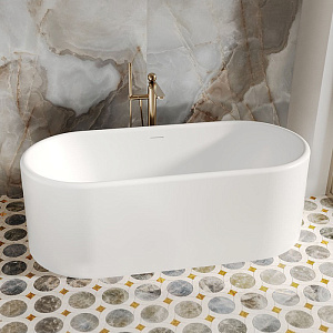 Salini Perla Plus Ванна отдельностоящая 170x80см, материал S-Stone, цвет: белый матовый