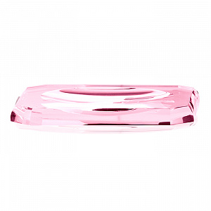 Decor Walther Kristall KS Лоток для расчесок, цвет: хрусталь розовый