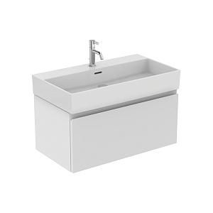 Ideal Standard Finesse Тумба с раковиной 80x50см, подвесная, 1 ящик, 1 отв., цвет: белый матовый
